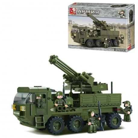 Конструктор  боевой вертолет (M38-B0302) SLUBAN
