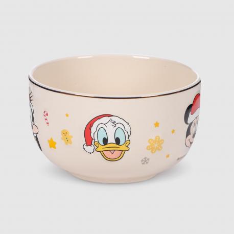 Набор посуды  новогодний Mickey Mouse & Friends белый 5 предметов Disney