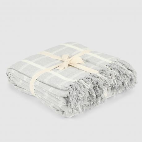 Плед  double светло-серый 220х240 см Homelines textiles