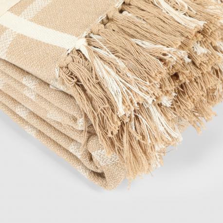 Плед  double бежевый 220х240 см Homelines textiles