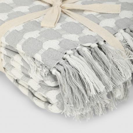 Плед  circles светло-серый 140х200 см Homelines textiles