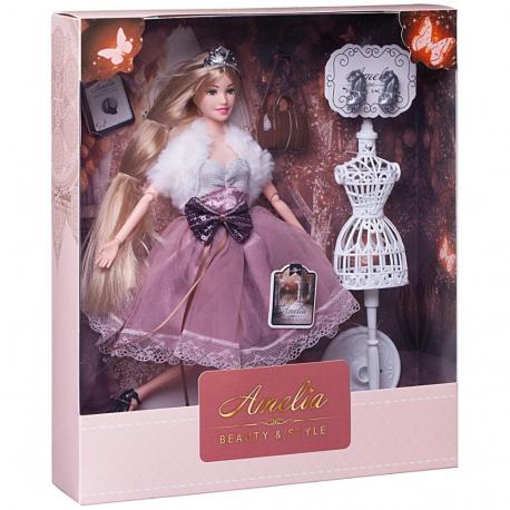 Кукла  в платье с меховой накидкой (PT-01641) ABtoys