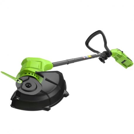 Триммер аккумуляторный  2113307SA, с 1хАКБ 2Ач и ЗУ Greenworks
