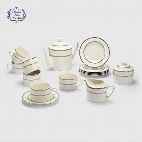 Набор чайный  Veil 15 предметов, 6 персон Macbeth bone porcelain