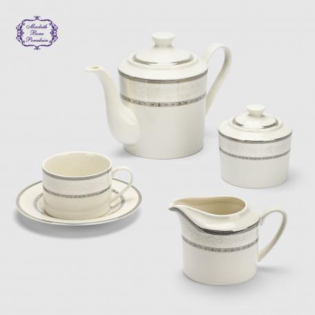 Набор чайный  Veil 15 предметов, 6 персон Macbeth bone porcelain