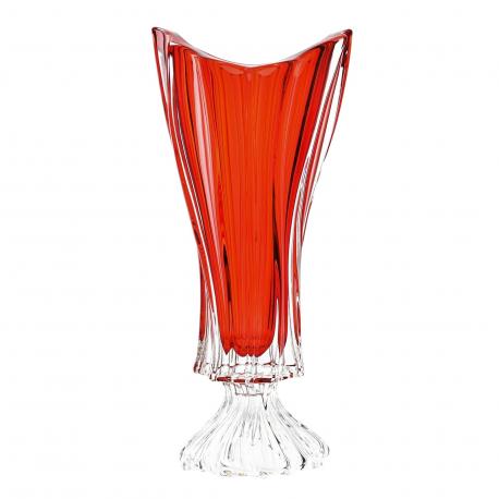 Ваза Aurum-Crystal Plantica red на ножке 40 см Aurum-Crystal s.r.o.