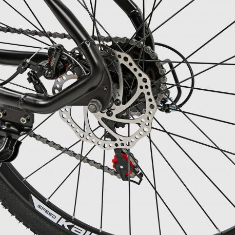 Велосипед городской/горный  26 дюймов 21 скорость алюминий черно-голубой Kamarte