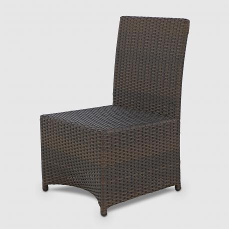 Комплект мебели Ns Rattan Round из искусственного ротанга коричневый с бежевым 11 предметов NS RATTAN_MAVI