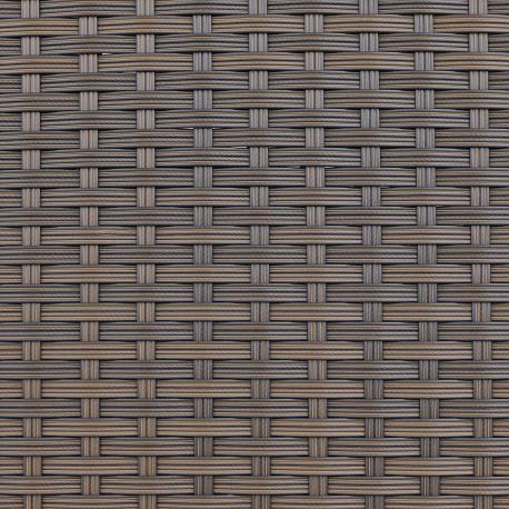 Комплект мебели Ns Rattan Round из искусственного ротанга коричневый с бежевым 11 предметов NS RATTAN_MAVI