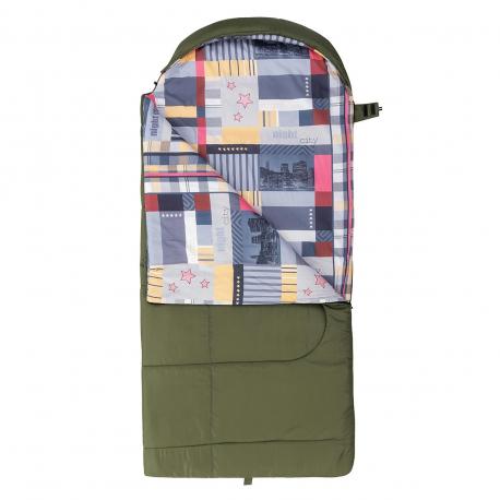 Спальный мешок  TRAVEL Wide Plus 300 (220х106) Hollowfiber зелёный (N-SB-H300-220x106) Nisus