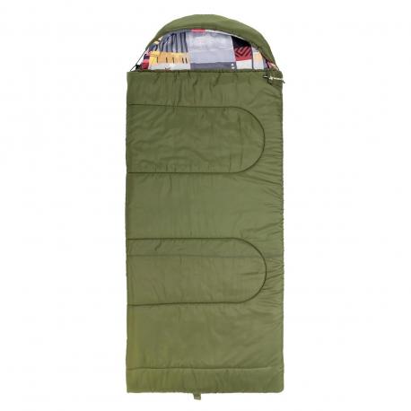 Спальный мешок  TRAVEL Wide Plus 300 (220х106) Hollowfiber зелёный (N-SB-H300-220x106) Nisus