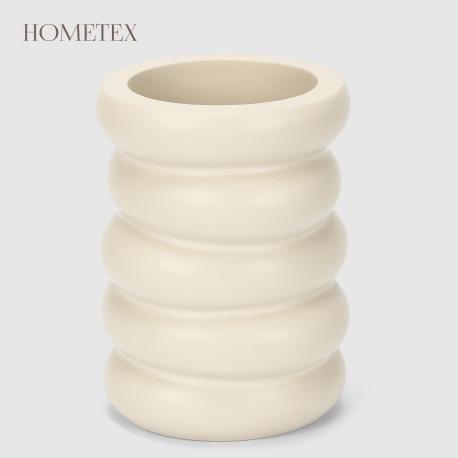 Стакан для зубных щёток  Клетка, белый Hometex