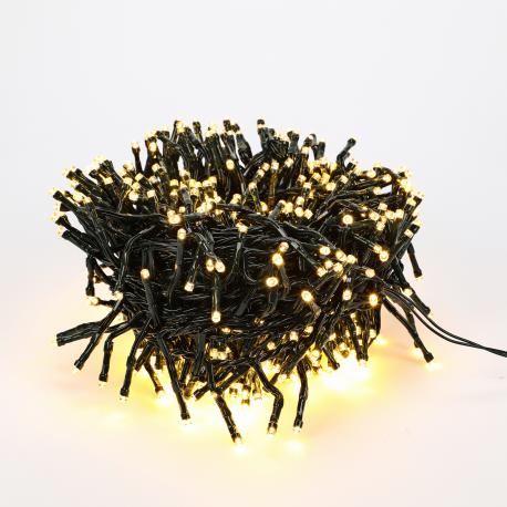 Электрогирлянда  600 LED тёплый белый, кабель Shanghai universe