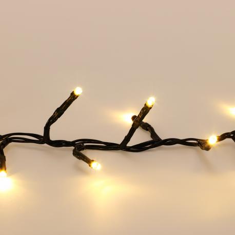 Электрогирлянда  600 LED тёплый белый, кабель Shanghai universe