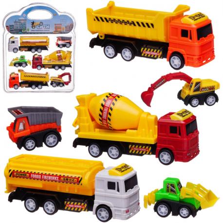 Игровой набор  АвтоСити Спецтехника, 6 инерционных машинок ABtoys