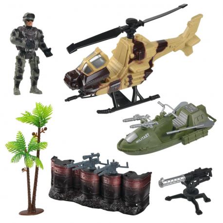 Игровой набор  Боевая сила Военная техника с фигуркой и аксессуарами ABtoys