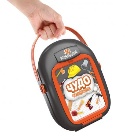 Игровой набор  Чудо-чемоданчик. Набор 2в1 "Мастерская", не менее 37 предметов ABtoys