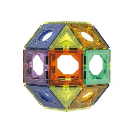 Конструктор магнитный  Весёлый паровозик 100 деталей Nd Play