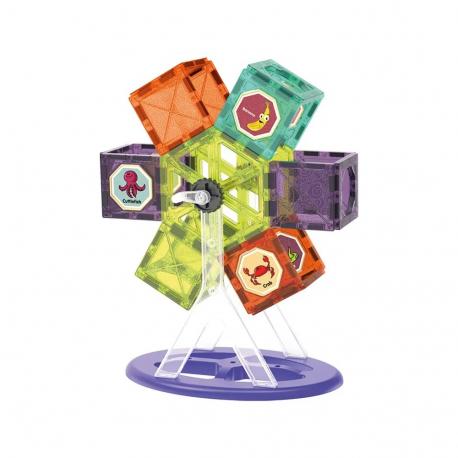 Конструктор магнитный  Весёлый паровозик 100 деталей Nd Play