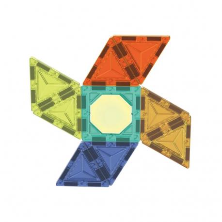 Конструктор магнитный  Весёлый паровозик 100 деталей Nd Play