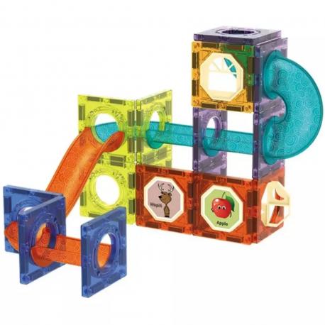 Конструктор магнитный  Весёлые горки 96 деталей Nd Play