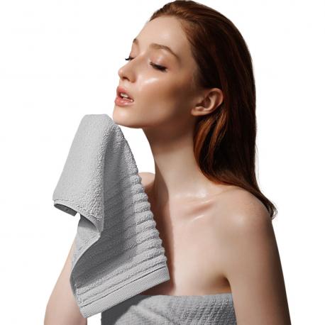 Набор полотенец  Soft Wave Благородное серебро 30х50/50х90/70х140 см 3 шт. SOFT SILVER