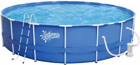 Каркасный бассейн  396х132см Polygroup P20-1352-B SummerEscapes