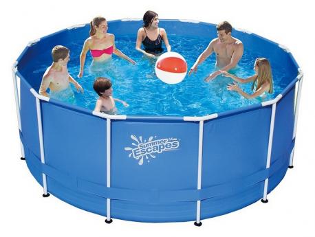 Каркасный бассейн круглый 366х122см  Polygroup Р20-1248 SummerEscapes