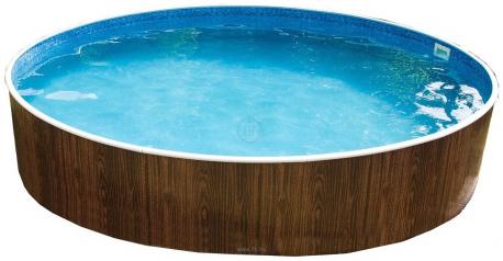 Морозоустойчивый бассейн  400DL, круглый 3,6х1,2 м Premium Azuro