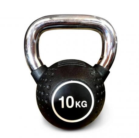 Гиря полиуретановая с хромированной ручкой 10 кг  KB2015-10 Protrain