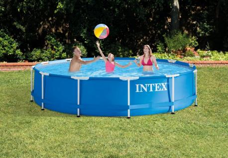 Бассейн каркасный Metal Frame Pool 366х76 см  28210NP Intex