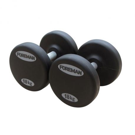Гантели фиксированные обрезиненные 42 кг  FM\ARD-42KG\BK-FL-00 пара Foreman