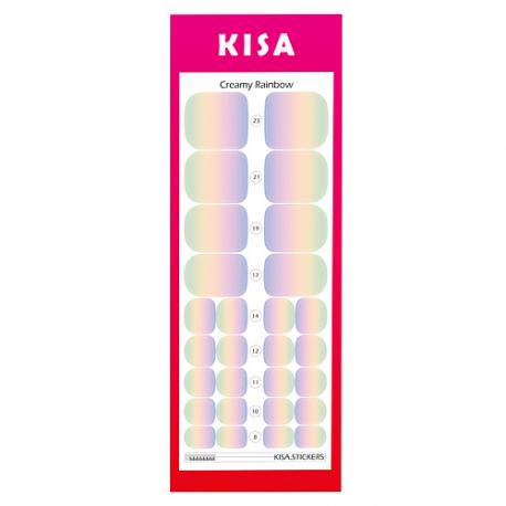 Пленки для педикюра Creamy Rainbow KISA.STICKERS