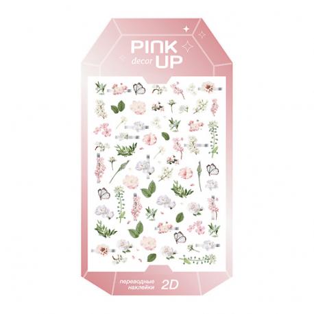 Наклейки для ногтей DECOR LIMITED COLLECTION 2D переводные PINK UP