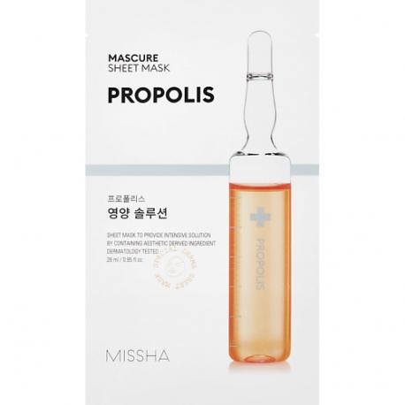 Маска Mascure энергетик с прополисом для эластичности кожи Missha