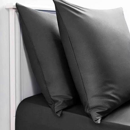 Антибактериальная простыня Antibacterial Bedsheet, 236х270 см. Цвет: «Серый космос» (графитовый), коллекция Diamond, евро SOFT SILVER