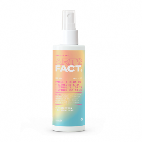 Cолнцезащитная вуаль SPF 15+ для лица и тела с химическими фильтрами 100 ART&FACT