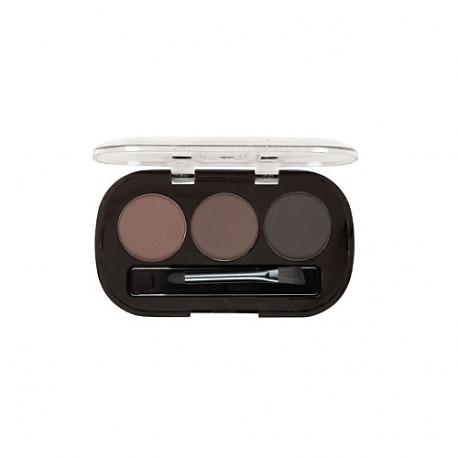 Тени для бровей MATTE, из 3-ех оттенков LA ROSA