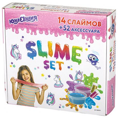 Набор слаймов в колорбоксе Юнландия
