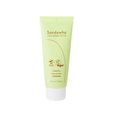 Пенка очищающая ультрамягкая на основе экстракта камелии японской, миниатюра 30 SANDAWHA