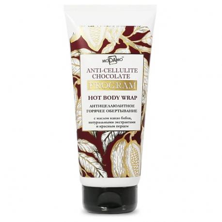 Антицеллюлитное горячее обертывание с маслом какао бобов и красным перцем 200 moDAmo