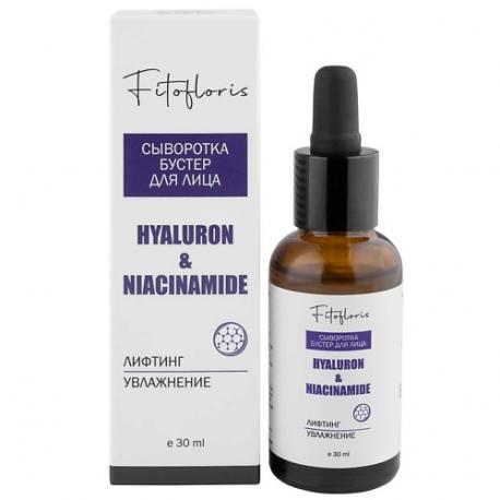 Сыворотка-бустер для лица Fitofloris с гиалуроновой кислотой 30 Алфит Плюс