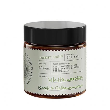 Ароматическая свеча в банке Нарцисс нероли и мускус 88 ETERIA COSMO