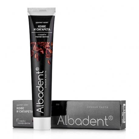 Зубная паста "Кофе и сигарета" 95 Альбадент