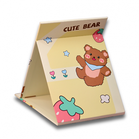 Зеркало настольное "Cute bear" yellow iLikeGift