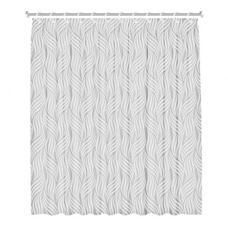 Штора для ванной с принтом "Узоры", 180*180см Fresh Code