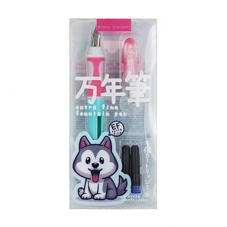 Ручка  "KAWAII ANIMALS.DOG" перьевая  синяя Bruno Visconti