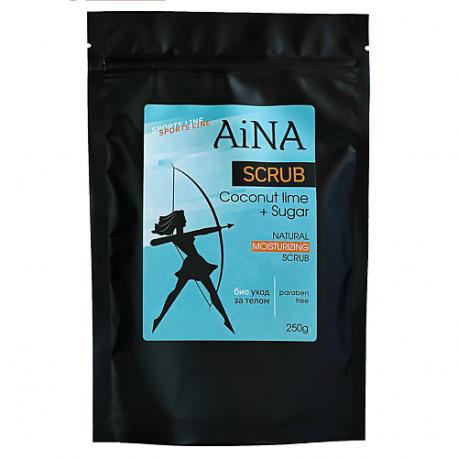 Скраб антицеллюлитный для тела "Coconut lime and Sugar" 250 AINA