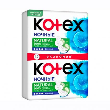 NATURAL Прокладки гигиенические Ночные KOTEX