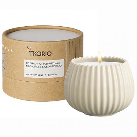 Свеча ароматическая Musk, Rose & Cedarwood 200 Tkano